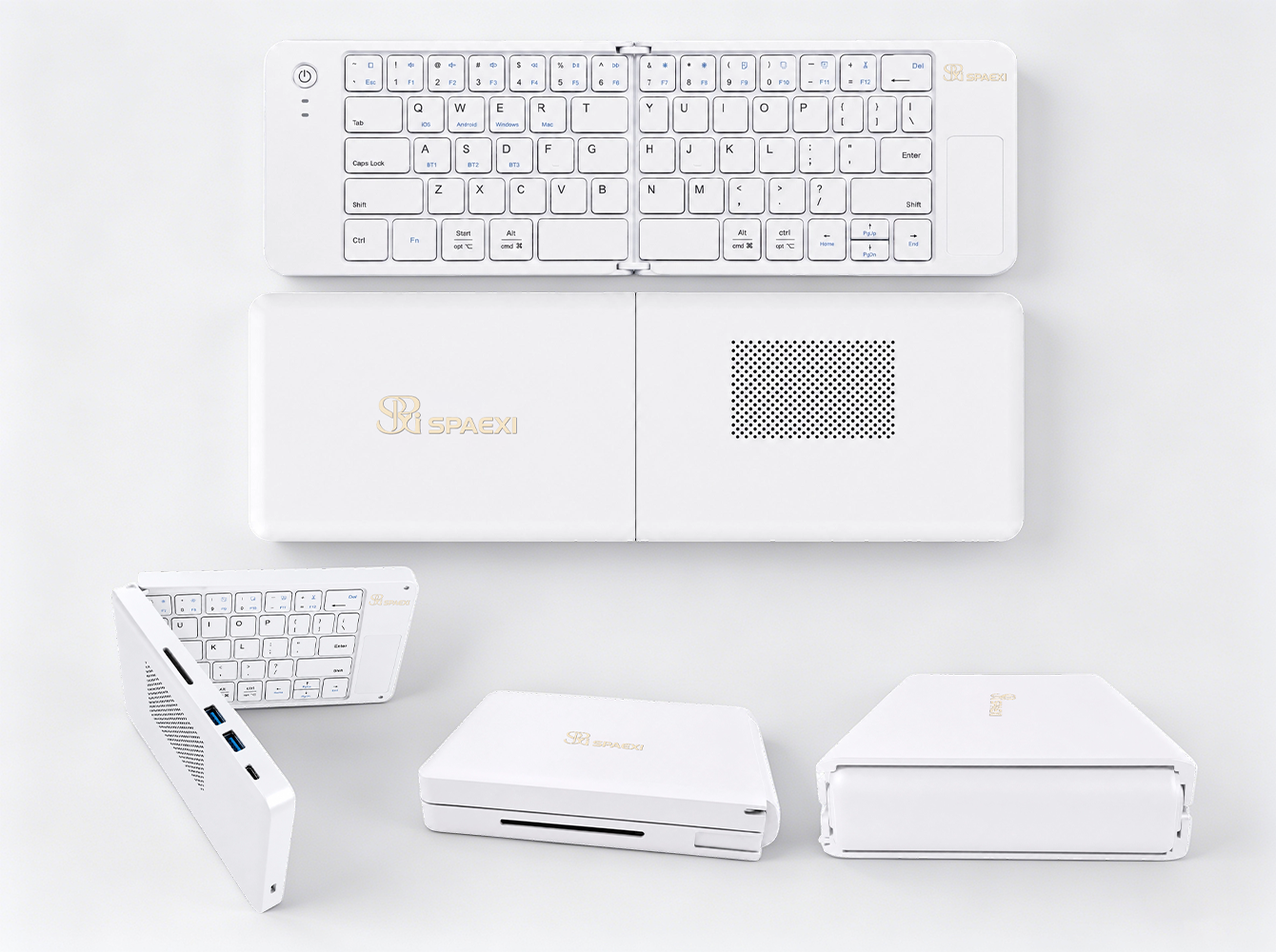 Spaexi Foldable Keyboard Mini PC | 4 Series Portable Pocket Computer ...